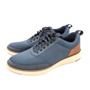 Cole Haan Grand Remix Sneaker Shoes Men's Navy British Tan Size US11M EU44